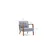 ATELIER DEL SOFA Fotelja Kemer Light Blue
