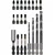 Bosch Pro mešani set udarni bitovi + HSS b 2608521U84, 20 komada