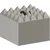 Jekleno teptalo PRO SDS max-4C, 60 x 60 mm