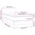 Vidaxl Box spring postelja z vzmetnico temno rjava 90x200 cm blago