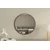 HANAH HOME Ogledalo Ozze White Anthracite