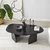 Hanah Home Klub sto Rock, 105x35x65 cm, Crni