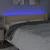 LED uzglavlje krem 183x16x78/88 cm od tkanine