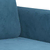 2-dijelni set sofa s jastucima plavi baršunasti