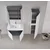 HANAH HOME Kupatilski ormarić sa umivaonikom i ogledalom (2 komada) Tivoli 85 693