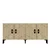 Hanah Home Konzola Cross KB150, 150x75x35 cm, Hrast-antracit