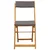 Vanjske bistro stolice 2 pcs Tamno siva 40 x 53 x 80 cm