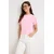 Trendyol Milla Ženska majica TWOSS26TS00246, Roze