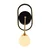 Hanah home Zidna lampa 3000K, Crna