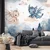 Samolepilna tapeta prisrčni zmaji v oblakih - 294x198