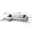 Atelier del Sofa Montana Corner Left (Chl+3R) Ugaona garnitura, Siva