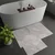 Lessentiel Maison Set prostirki za kupatilo Asr35, 2 dela, Siva
