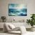 Slika mirni modri oceanski valovi - 30x20
