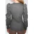Trend Alacati Stili Ženska bluza dugih rukava Alc-X13069, Maslinasta