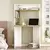 Hanah home Radni sto 90x148,6x51,6cm Bež-Beli