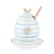 MADAME COCO Flore Tegla za med, 12.5x12.5x14.8cm, Plava
