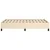 Vidaxl Posteljni okvir brez vzmetnice krem 120x190 cm blago