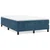 Vidaxl Box spring postelja z vzmetnico temno moder 120x190 cm žamet