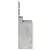 Toaletni stol s policom Betonski sivi 78,5 x 41 x 135 cm