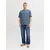 JACK & JONES Majica JJEDenver marine/bela