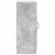 Kreveta Betonska siva 33 x 34,5 x 87 cm Konstruirano drvo