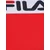 FILA Spodnje hlačke  rdeča / črna / bela