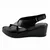 LP Fashion Ženske kožne sandale, Crne