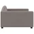 Vidaxl Raztegljiva postelja taupe 100x200 cm blago