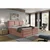 MID.YOU POSTELJA BOXSPRING 200 cm x 200 cm , tekstil starinsko roza