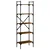 Regal za knjige 5 razina boja hrasta 56 x 31,5 x 174 cm drveni