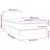 Vidaxl Box spring postelja z vzmetnico LED bela 80x200 cm umetno usnje