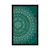 Plakat ročno naslikana Mandala - 30x45 silver