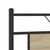 Vidaxl Kovinski posteljni okvir brez vzmetnice sonoma hrast 183x213 cm