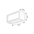 RABALUX Lublin Spoljna zidna lampa, LED, IP54, 10W, 480lm, Crna