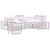 Set vanjskih sofa s jastukom 6 pcs Bijela i antracit