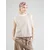 LEVIS  Majica Boxy Tank Top rjava/bela