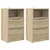 Noćni ormarići s ladicama 2 pcs Sonoma hrast 40 x 30 x 467 cm