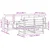 Set vanjskih sofa s jastukom 7 pcs Bijela i antracit Poliester