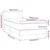 Vidaxl Box spring postelja z vzmetnico LED krem 90x190 cm blago