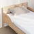 vidaXL Vzmetnica iz pene Bela 80 x 200 cm blago