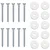 Zemaljska sidra 10 pcs Srebrna O10 x 40 cm Galvanizirani metal