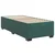 vidaXL Postelja boxspring z vzmetnico Temno zelena 90 x 200 cm Žamet