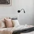 Opviq Reading 3246 Zidna lampa, Crna