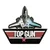 Top Gun pokretni bedž F-14, 60 x 65 mm, tiraž 9.995