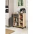 Hanah Home višenamenski ormarić Pidas, 80 cm, hrast Sonoma / antracit