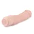 Blush Dr. Skin Silicone Dr. Steve 7 Inch Vibrating Dildo Bež