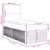 vidaXL vidaXL Box spring postelja z vzmetnico črn 90x190 cm blago, (21291729)