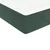Vidaxl Box spring postelja z vzmetnico temno zelena 100x200 cm žamet