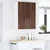 Ormar za Zid PORTO 2 pcs Smeđi hrast 30 x 31 x 80 cm