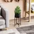 Aberto Design Dekorativna saksija GED-026, 23x48 cm, O 20 cm ,, Crna